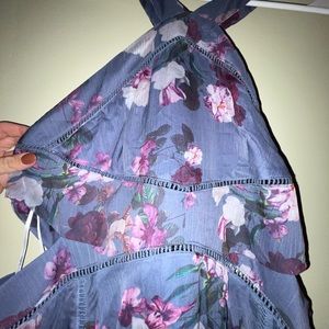 NWT LULUs Handkerchief midi dress